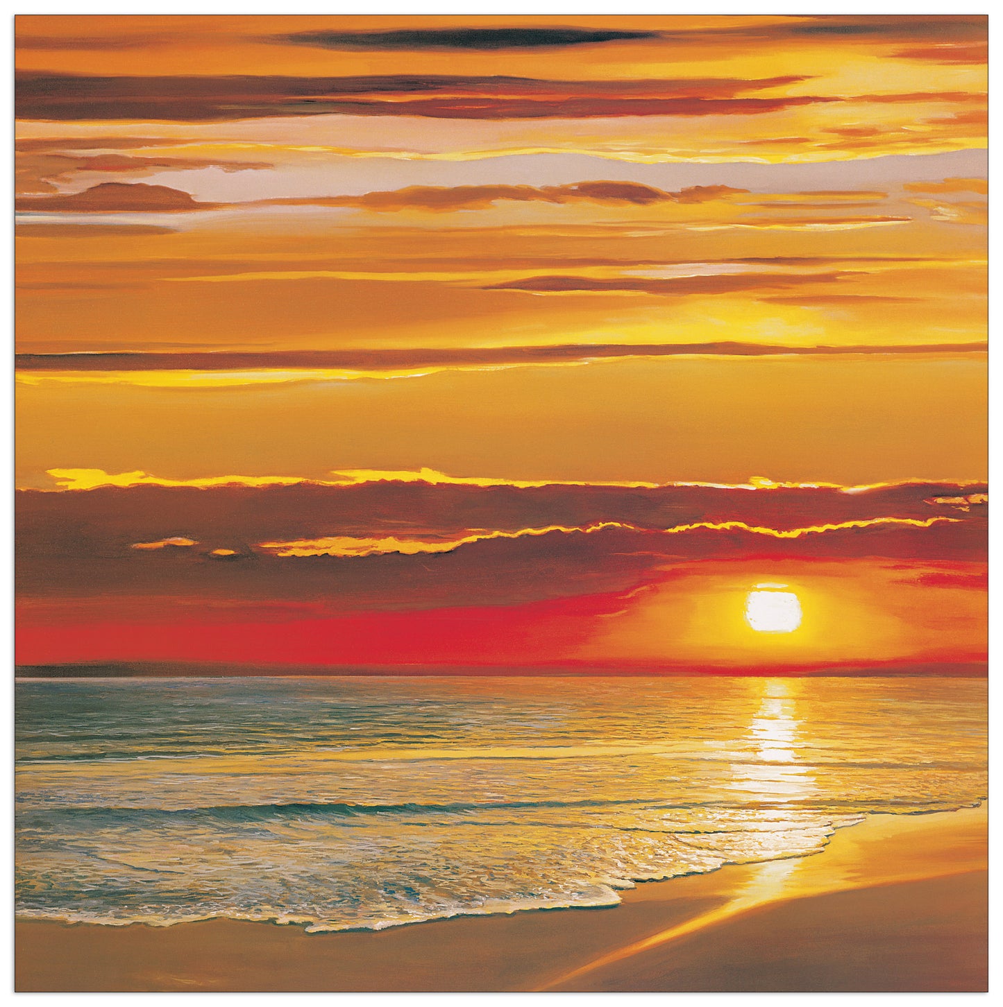 Sunset On The Sea cm 70x70