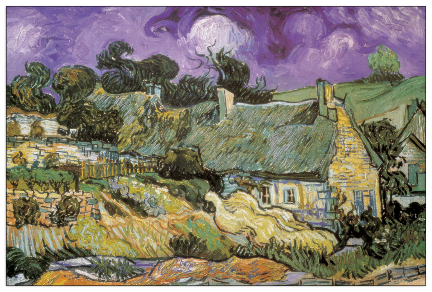 Chaumes De Cordeville À Auvers-Sur-Oise cm 90x60