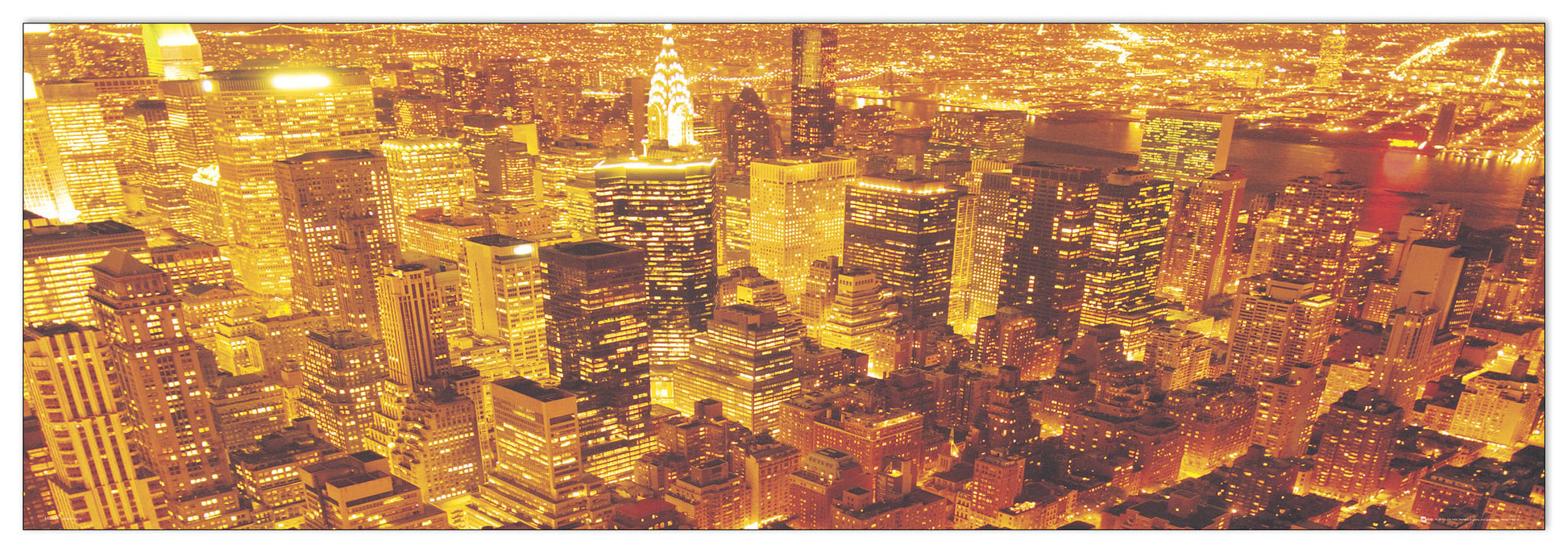 New York, Golden cm 90x30