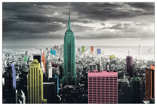 New York, Colour Splash cm 90x60