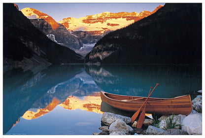 Canoe On Lake Louise cm 90x60