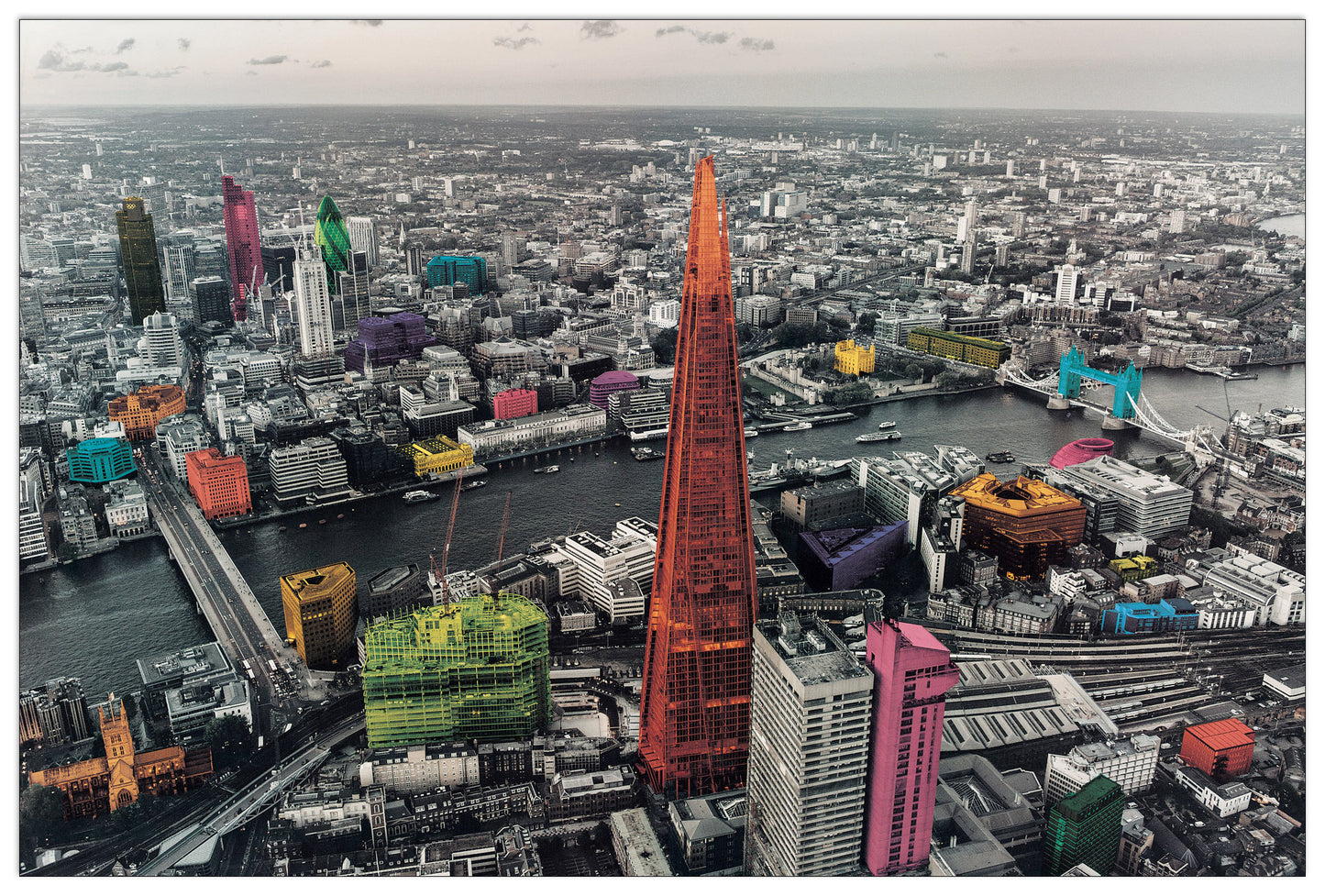 London, Colour Splash cm 90x60