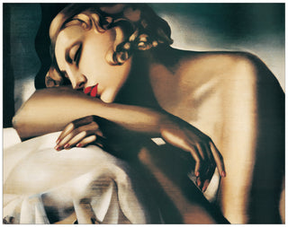 Homage to DE LEMPICKA - La dormeuse - cm 122x96 - Pannello in MDF