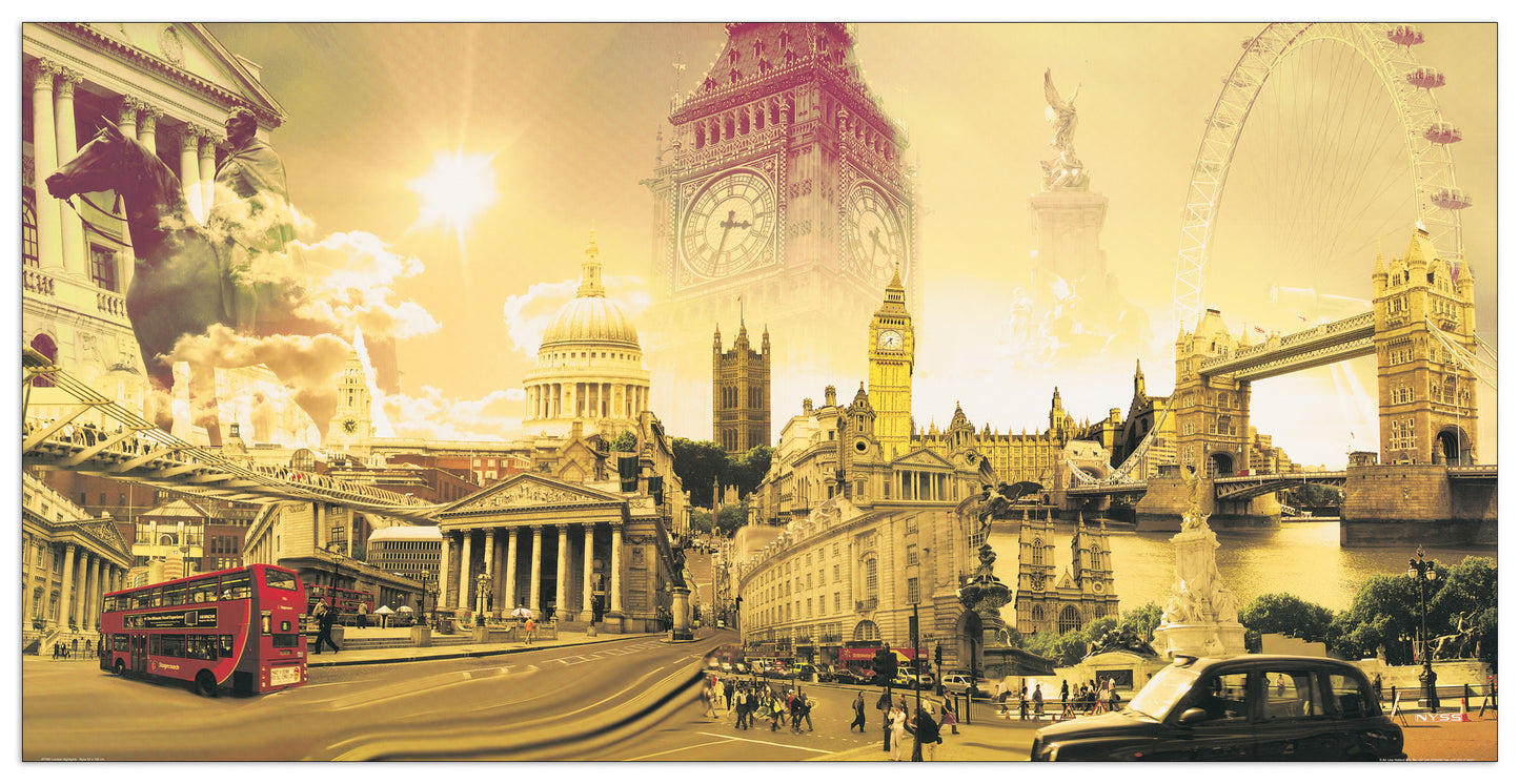 London highlights cm 100x50