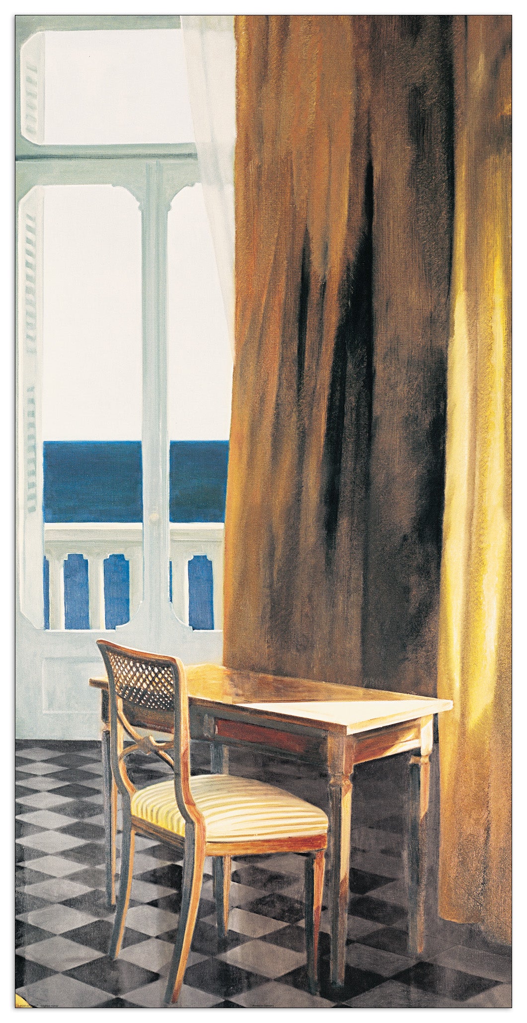 Interior mit Sonne und Meer II cm 50x100