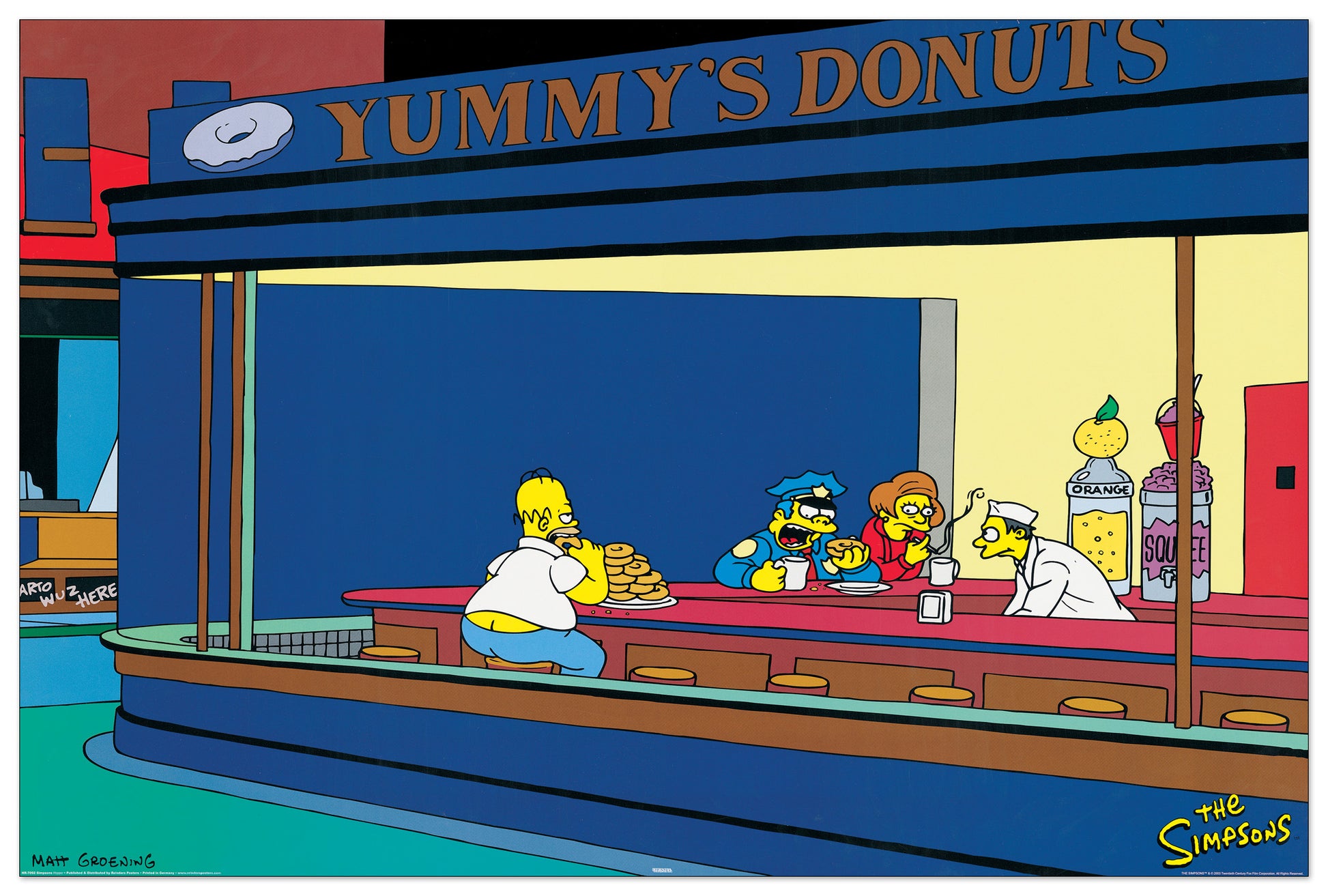 Nighthogs Hopper simpson cm 90x60