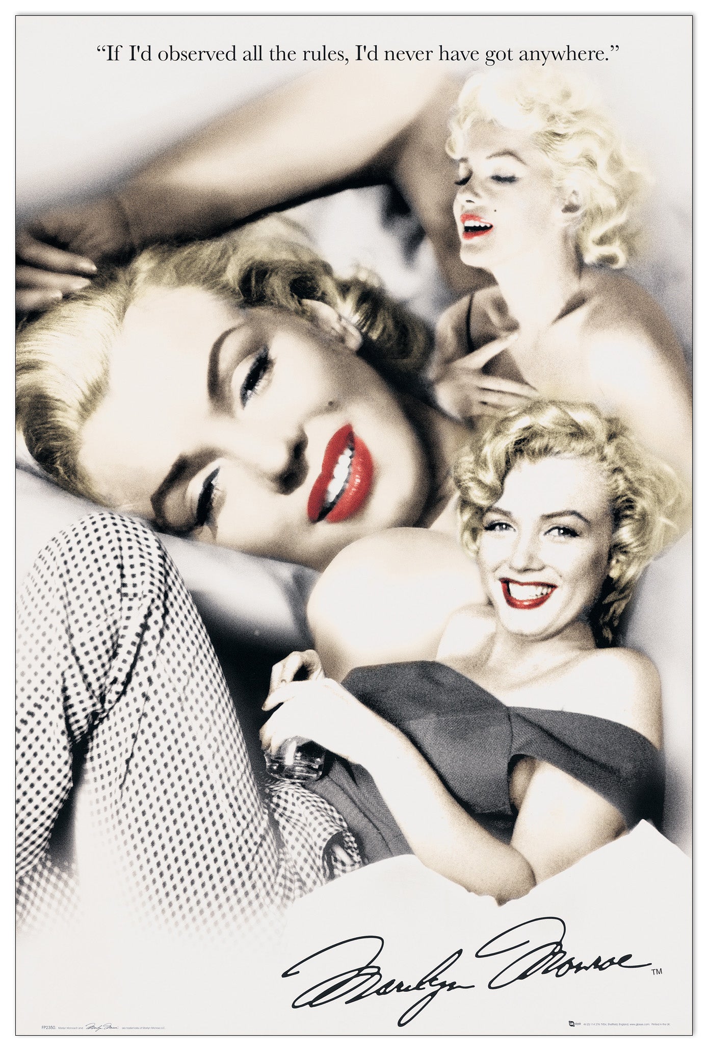 If I\\\'d observed all the rules â?¦ Marilyn Monroe cm 60x90