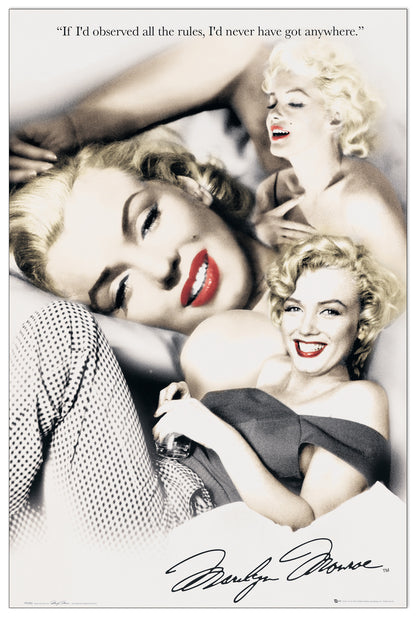 If I\\\'d observed all the rules â?¦ Marilyn Monroe cm 60x90