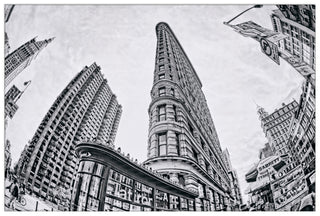 Homage to Feldmann - Flat Iron - cm 90x60 - Pannello in MDF