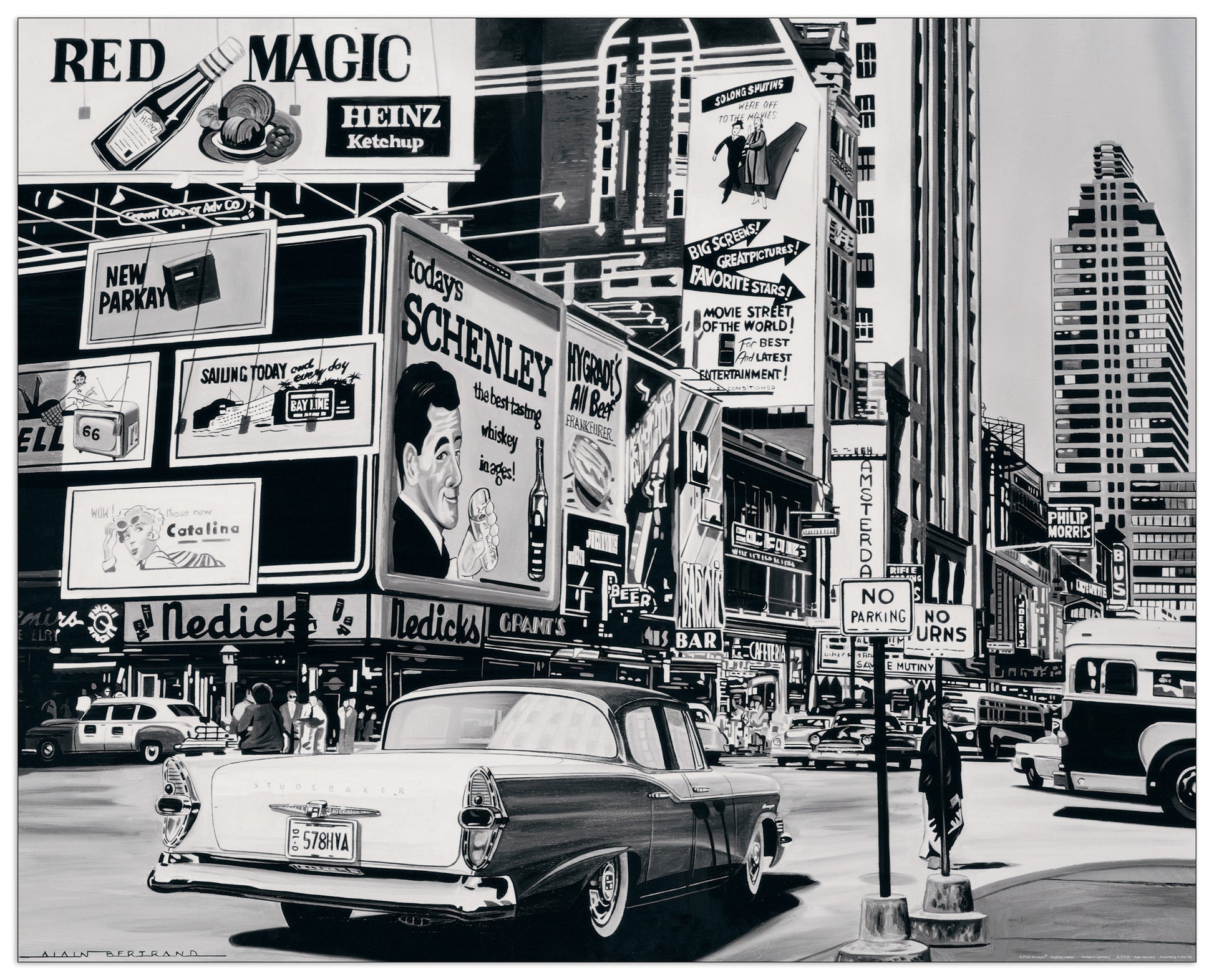 Advertising in the City cm 100x80
