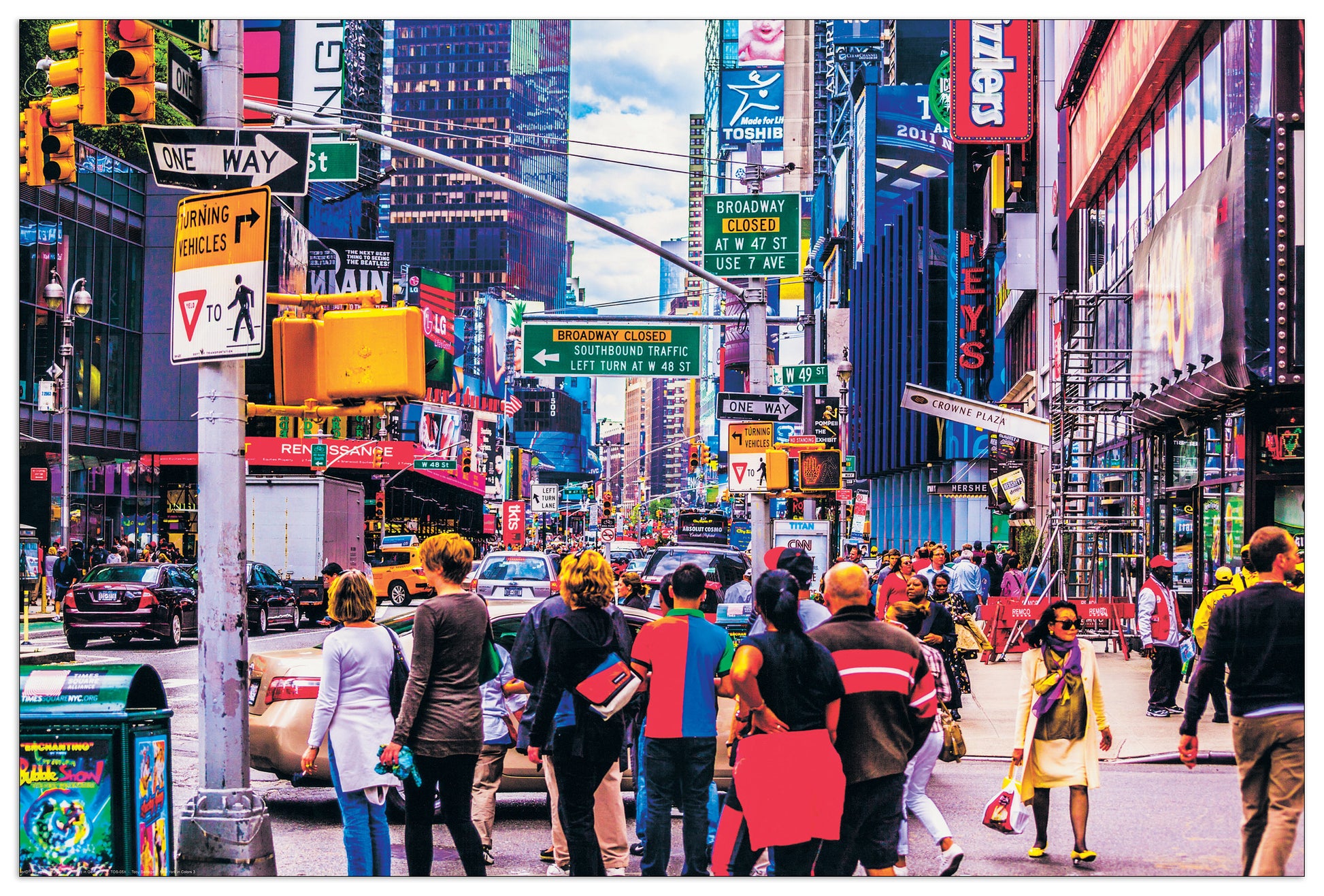 New York in colours 3 cm 120x80
