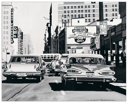 Greyhound Depot cm 100x80