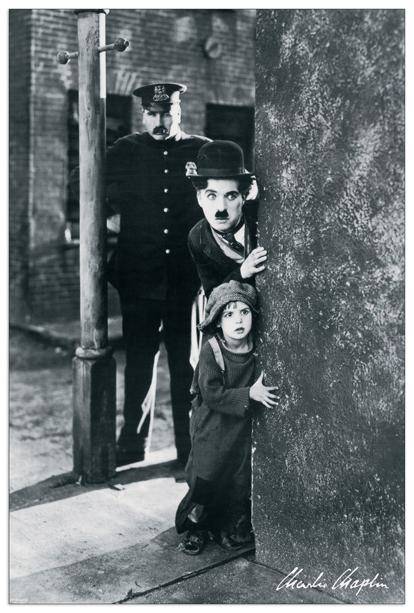 Charlie Chaplin - cm 60x90 - Pannello in MDF