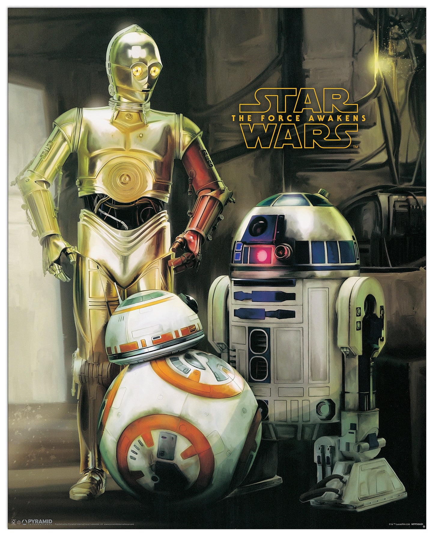 Star Wars episode VII Droids cm 40x50