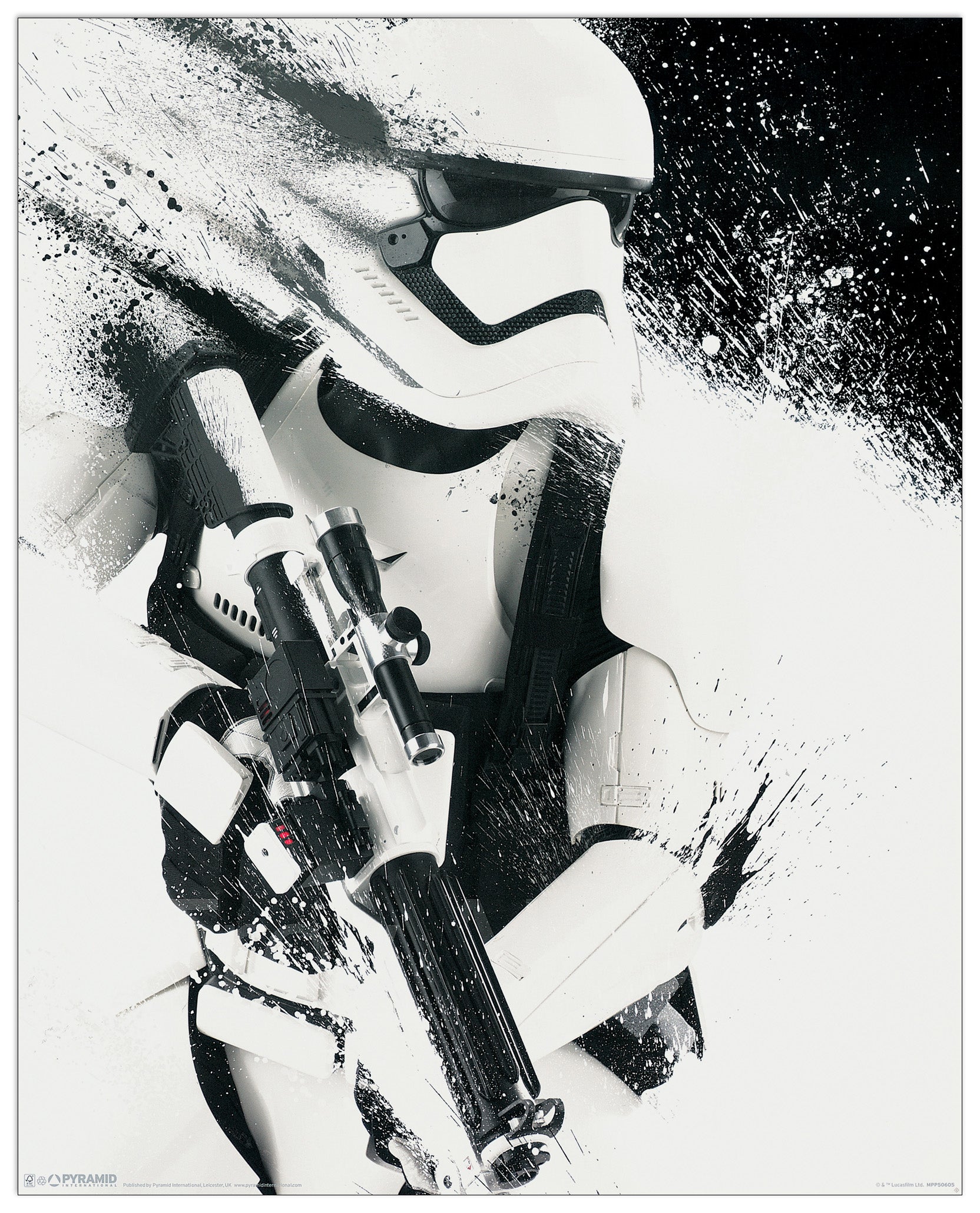 Star wars Episode VII Stormtrooper paint cm 40x50