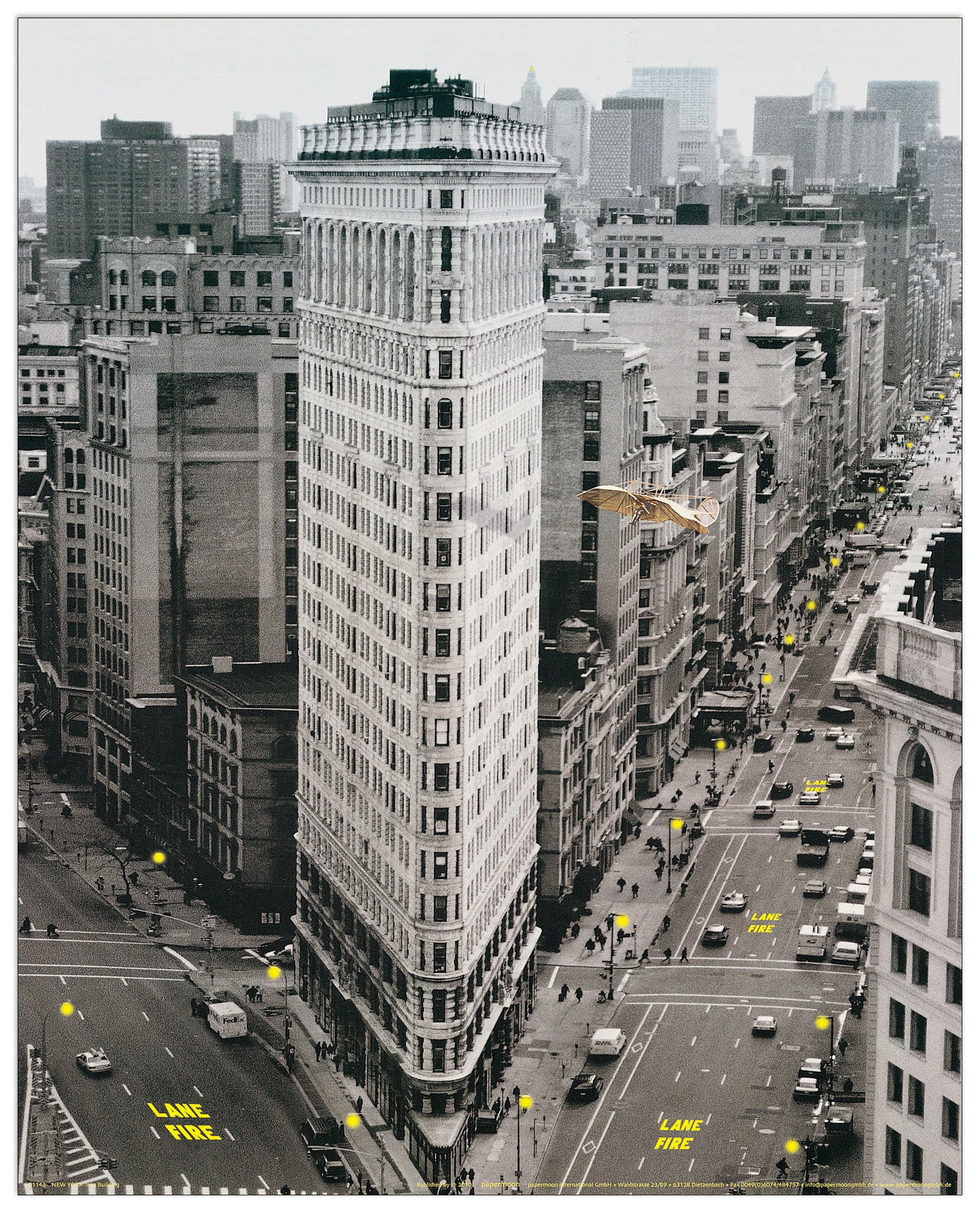 Flat iron building cm 40x50