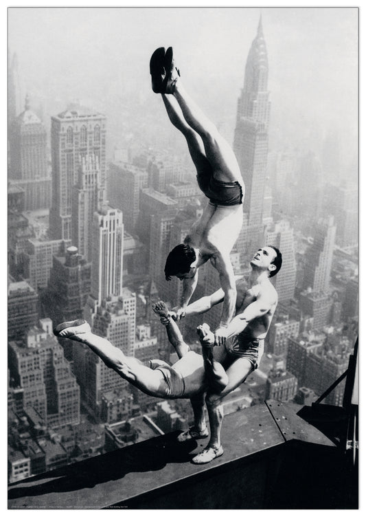 Acrobati Empire state building cm 100x140