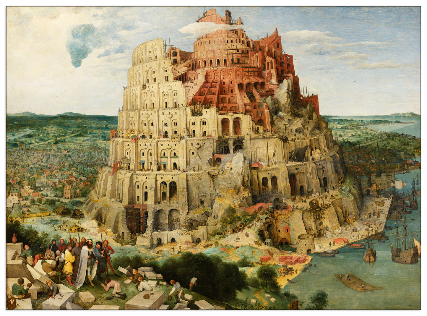 Der turmbau von Babel cm 100x73