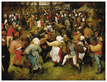 Wedding dance in the open air cm 100x75