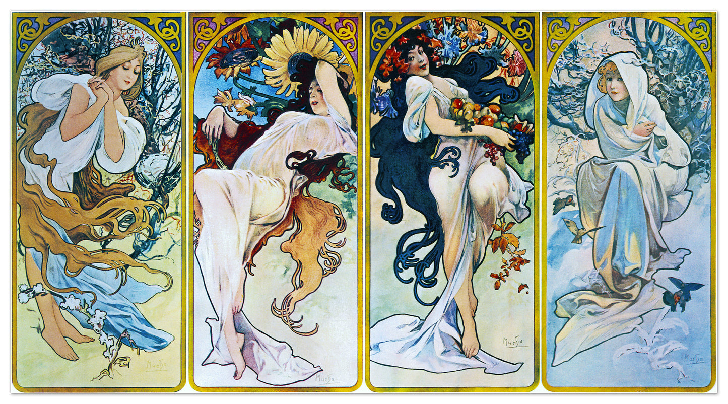 Les saisons 1897 cm 100x54