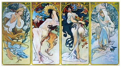 Les saisons 1897 cm 100x54