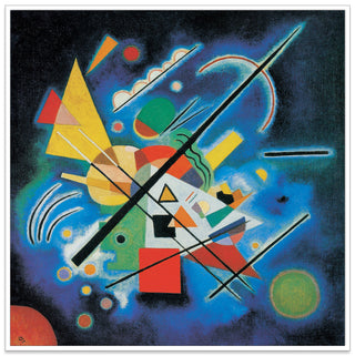 Homage to KANDINSKY - Dipinti in blu - cm 30x30 - Pannello in MDF
