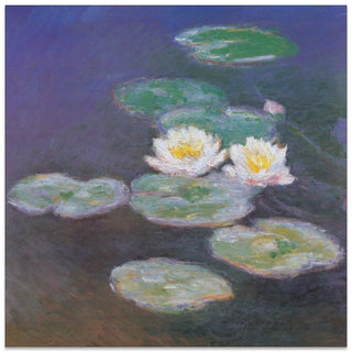 Homage to MONET - Ninfee - cm 70x70 - Pannello in MDF