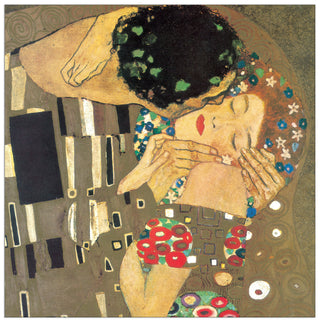 Homage to KLIMT - Il bacio, dettaglio - cm 70x70 - Pannello in MDF