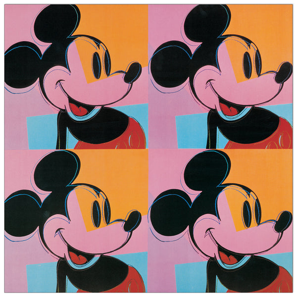 Homage to WARHOL - Mickey Mouse - cm 50x50 - Pannello in MDF