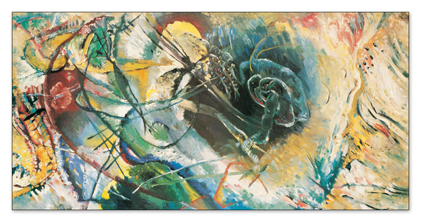 Homage to KANDINSKY - Improvvisazione - cm 100x50 - Pannello in MDF