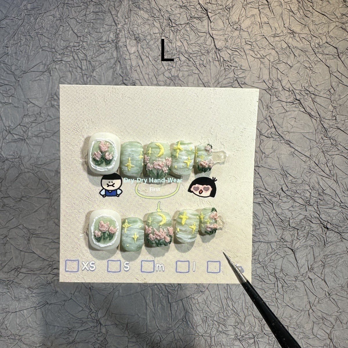 Adesivi unghie stampa dipinti