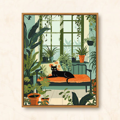 Quadro gatto fumetto