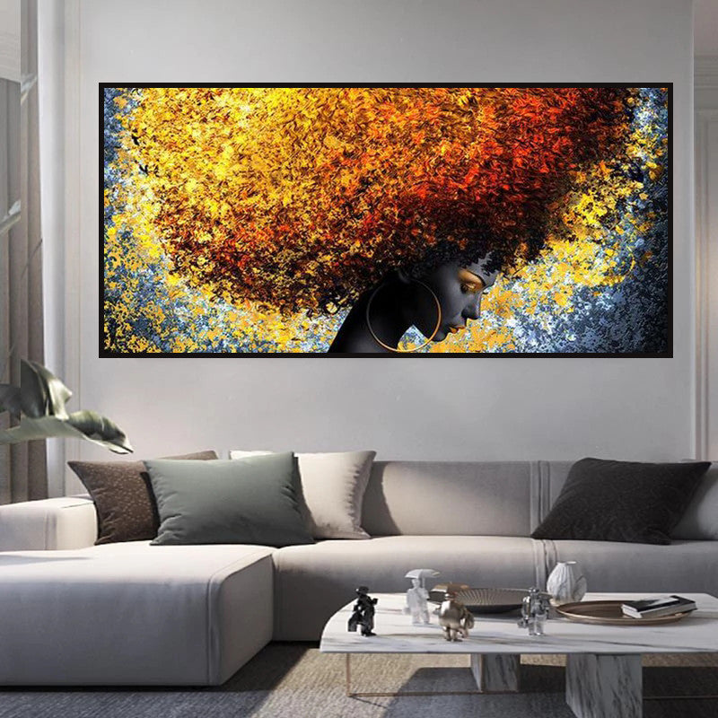 Quadro donna stile africano