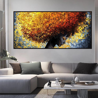 Quadro donna stile africano
