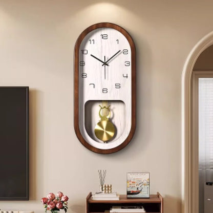 Orologio da parete Retrò pendolo ovale