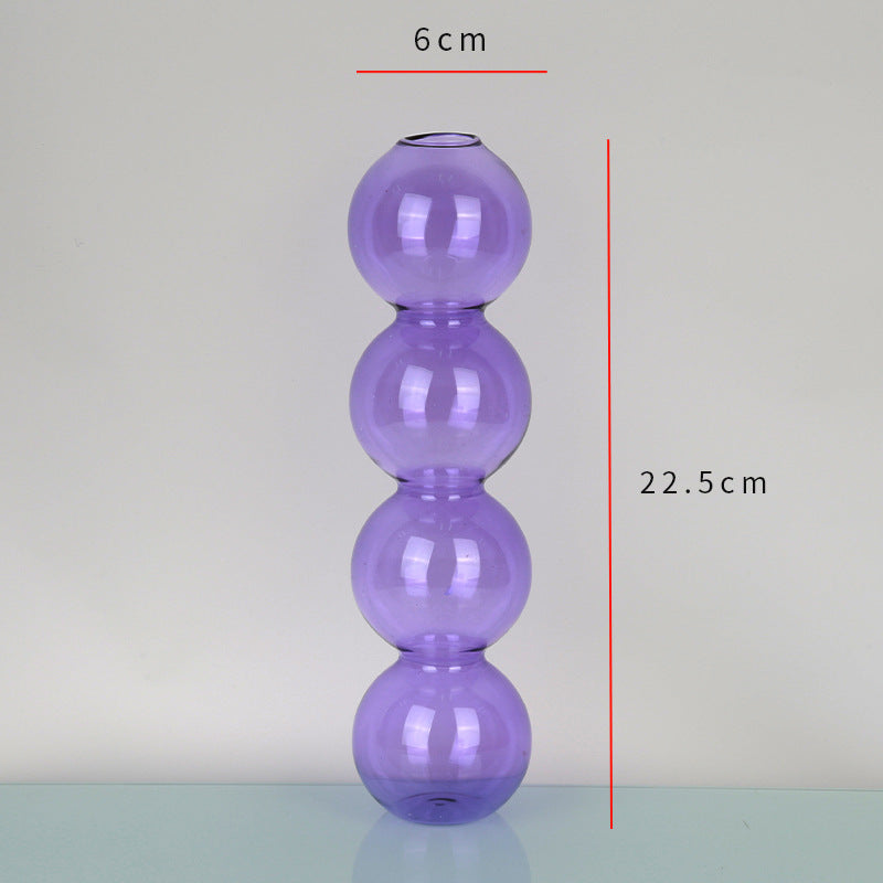 Vaso sferico in vetro