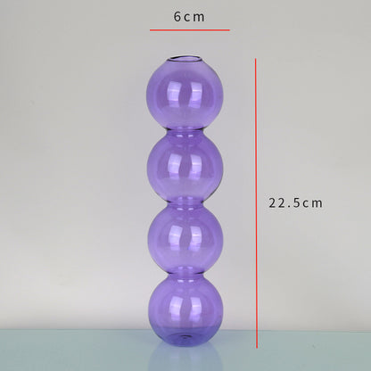 Vaso sferico in vetro
