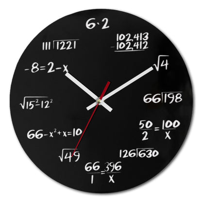 Orologio da parete Formule matematica orologio
