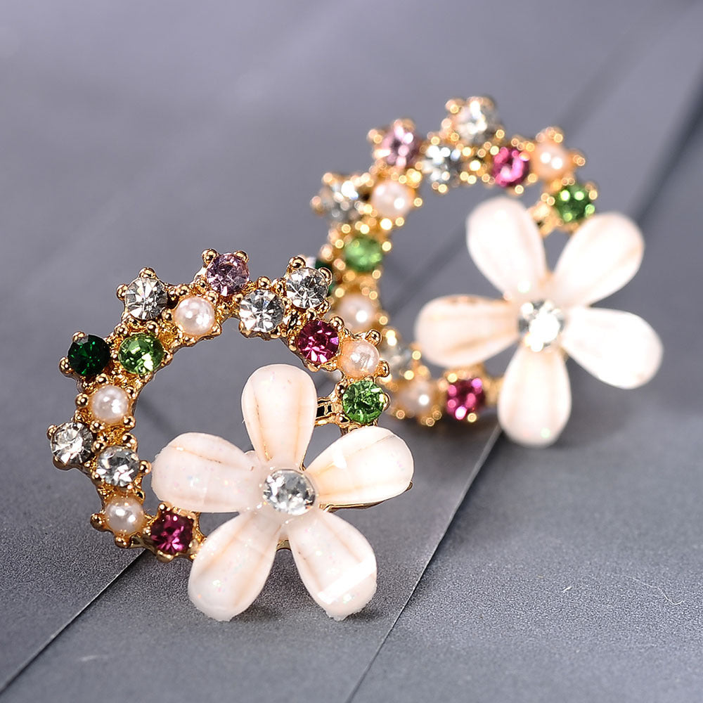 Orecchini Fiori Argento