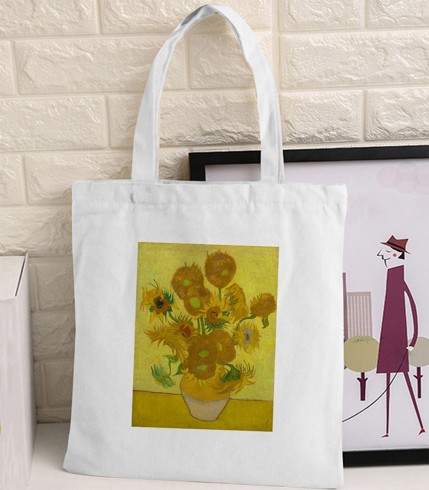 Borsa tela multicolore stampe varie
