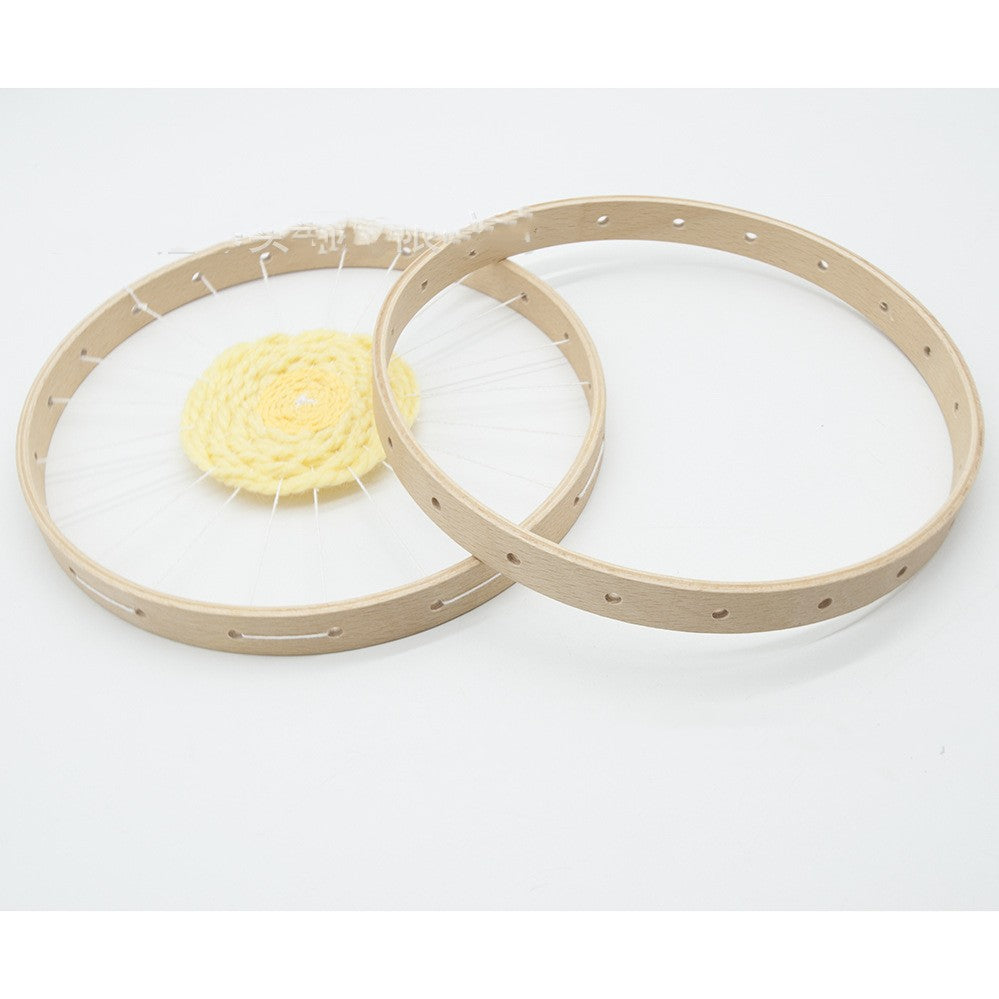 Cornice rotonda tessuta