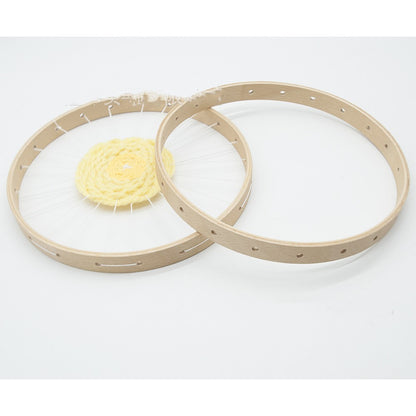 Cornice rotonda tessuta