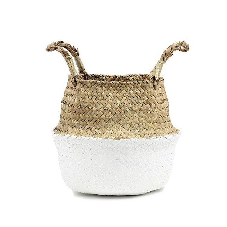 Cestino fiori rattan