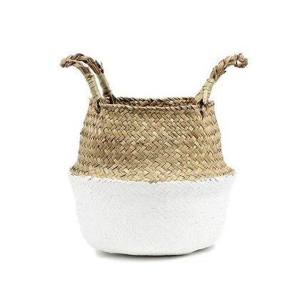 Cestino fiori rattan