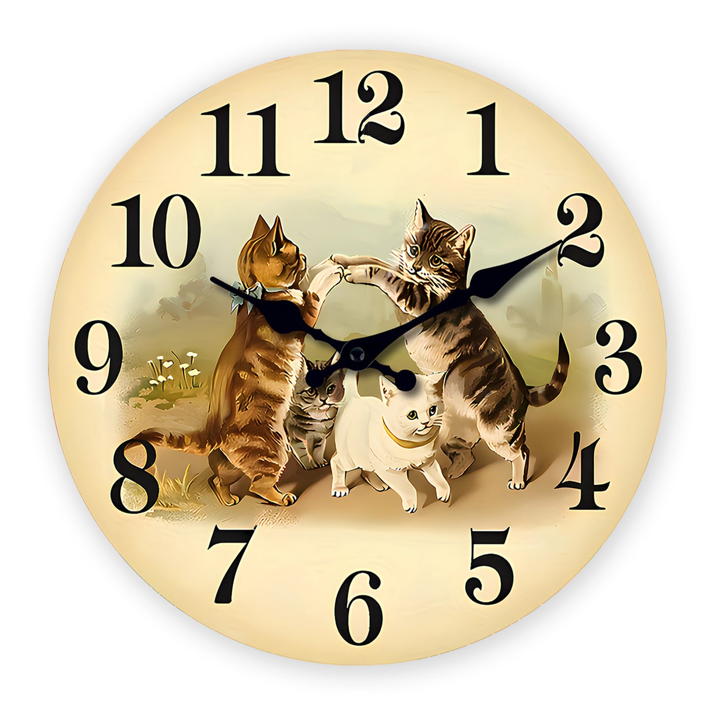 Orologio da parete Tre gatti
