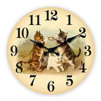 Orologio da parete Tre gatti