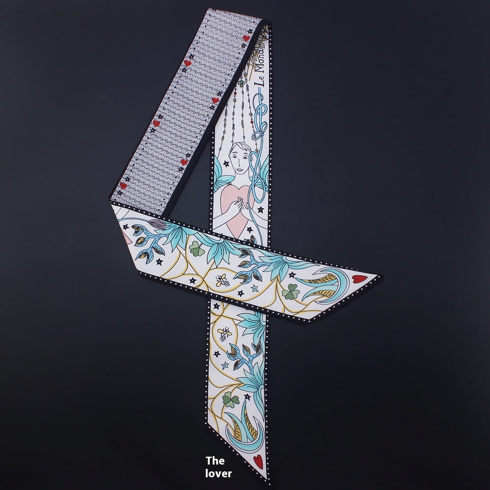 Foulard seta tarocchi