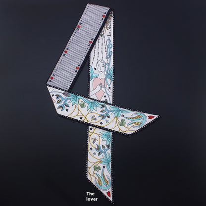 Foulard seta tarocchi
