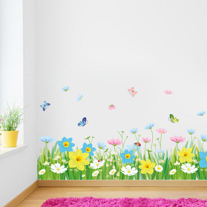 Adesivo murale fiori
