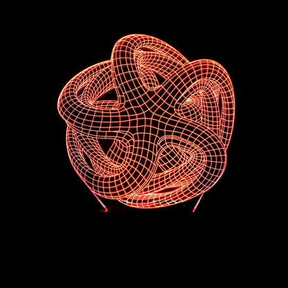 Lampada notturna 3D